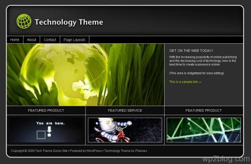 technology wordpress theme