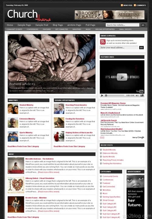 revolution church 3.0 wordpress theme