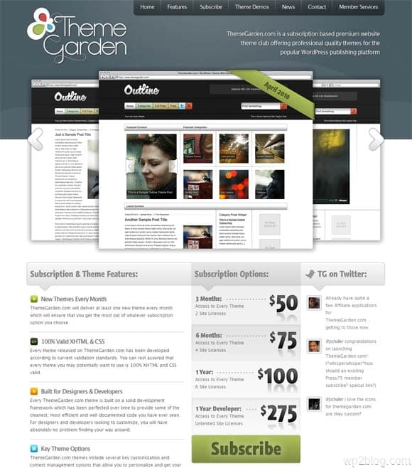 theme garden wordpress themes