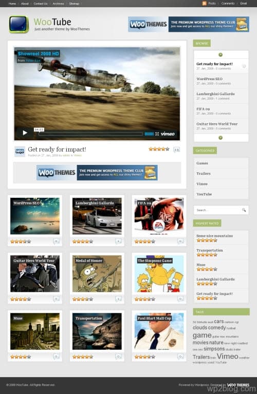 wootube wordpress theme