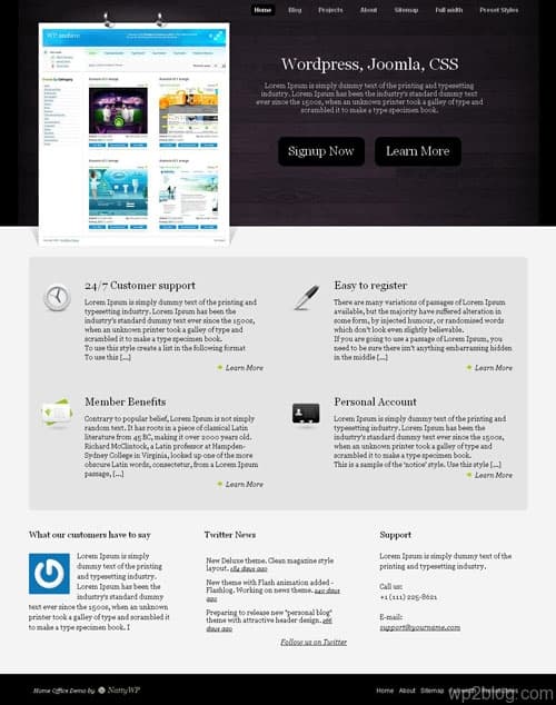 Home Office WordPress Theme