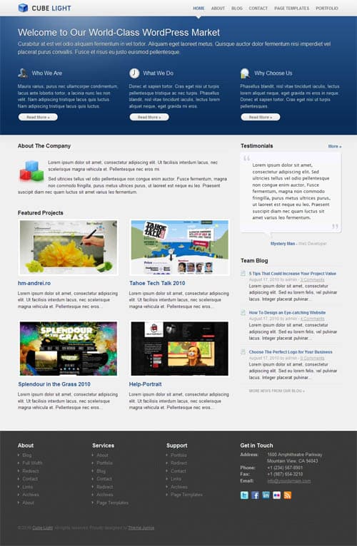 cube-light-wordpress-theme