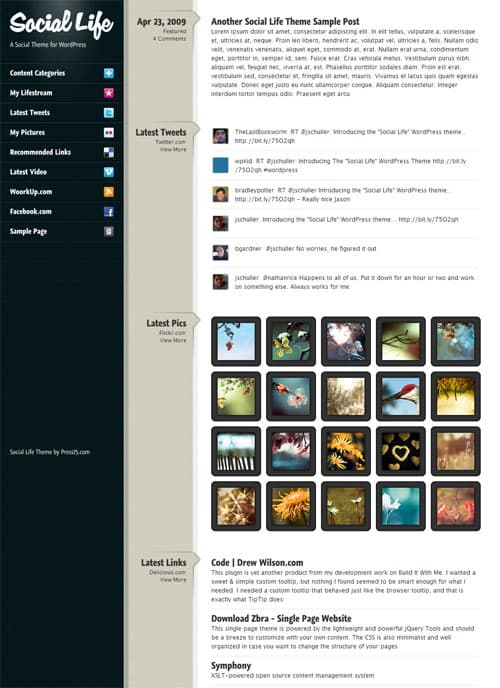 social-life-wordpress-theme