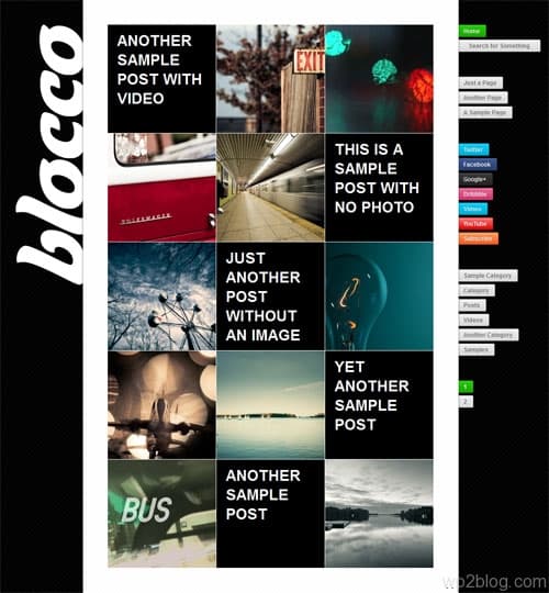 Blocco Responsive WordPress Theme