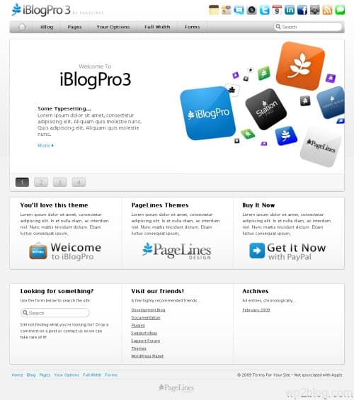 iBlog Pro 3 wordpress theme