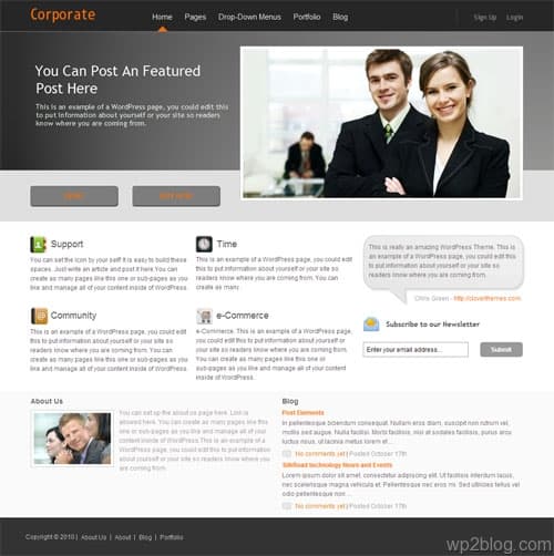 Corporate Premium WordPress Business Theme