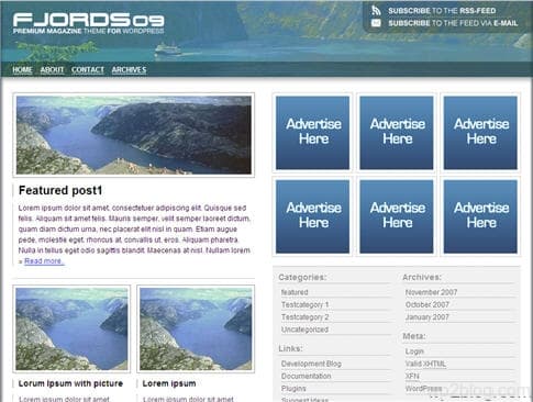 Fjords09 Theme