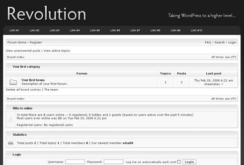 Revolution Pro Forum Template