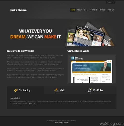 Jenks Business Premium WordPress Theme