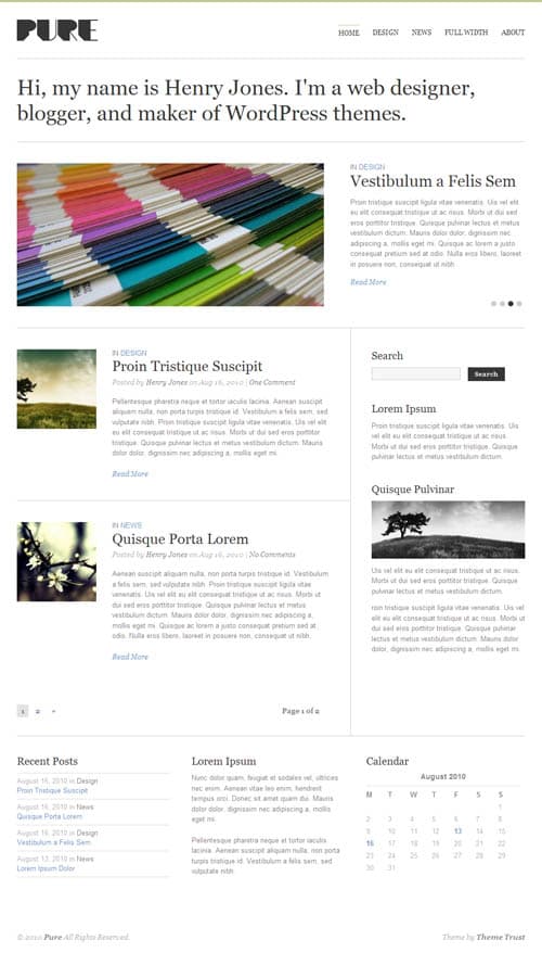 pure-wordpress-theme