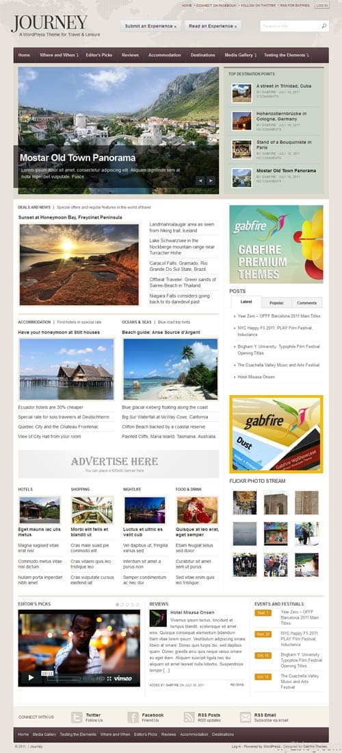 Journey WordPress Travel Theme