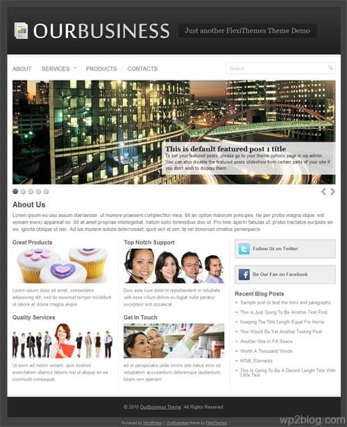 Our Business WordPress Premium Theme