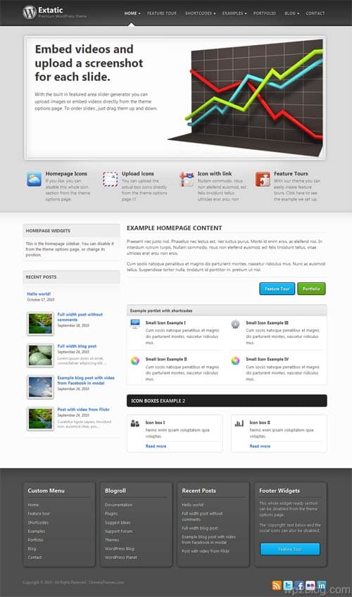 Extatic Premium WordPress Theme