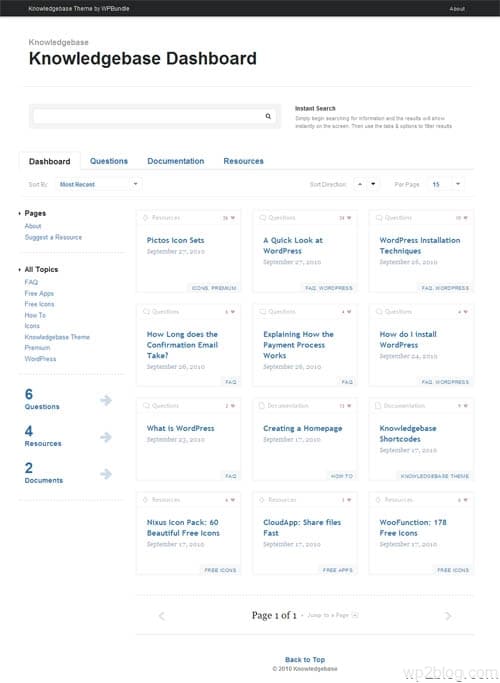 knowledgebase wordpress theme