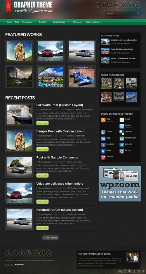 Graphix WordPress Theme