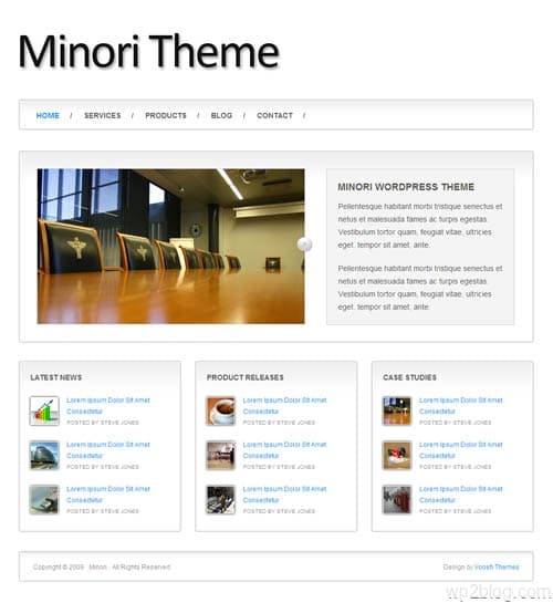 minori wordpress theme