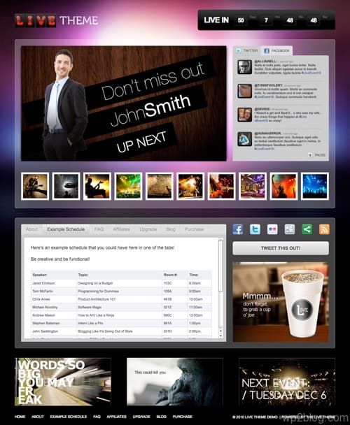 Live Video Streaming WordPress Theme