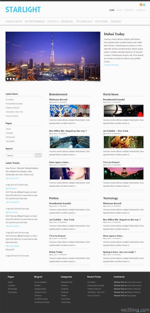 Starlight Premium WordPress Theme