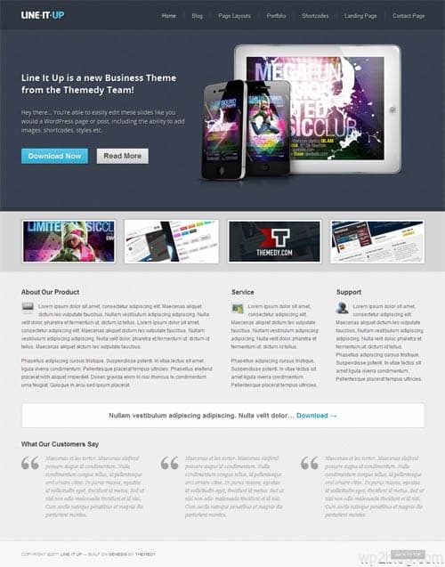 Line It Up Premium WordPress Theme