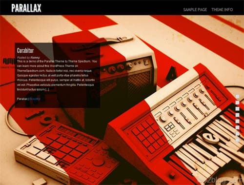 Parallax Premium WordPress Theme