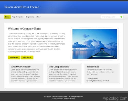 Yukon Business Premium WordPress Theme