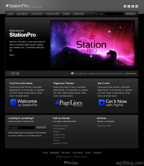 Station Pro wordpress theme