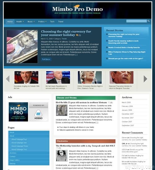 mimbo pro 2.0 wordpress theme