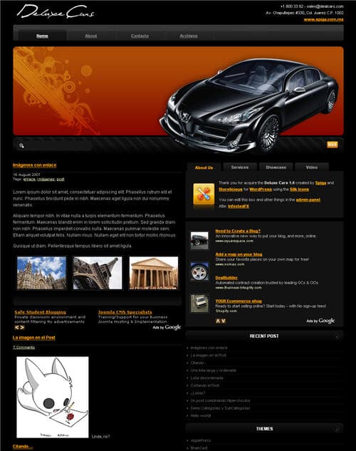 Deluxe Cars Theme