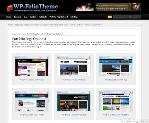 Portfolio Premium WordPress Theme