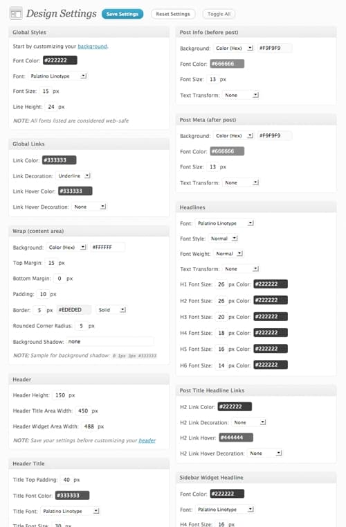 prose-design-settings