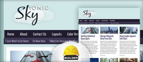 ionic sky wordpress theme