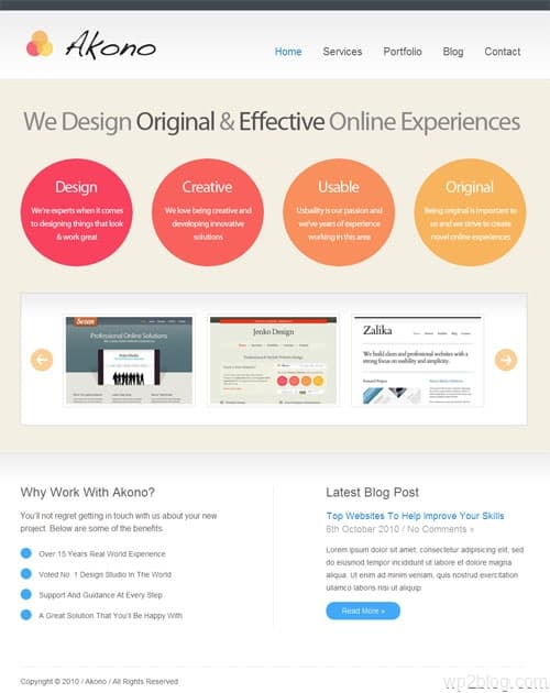 Akono Premium WordPress Themes