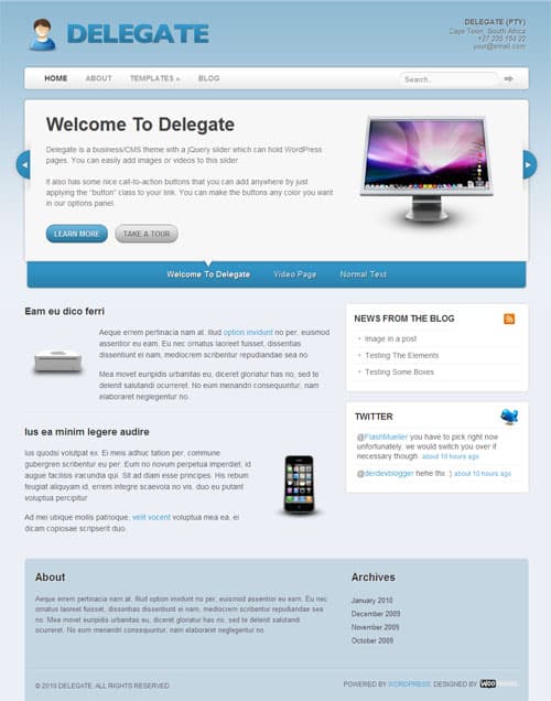delegate-wordpress-theme