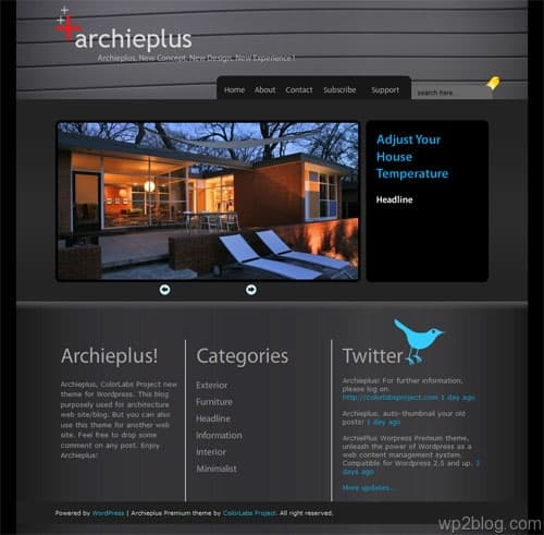 Architecture WordPress Theme ArchiePlus