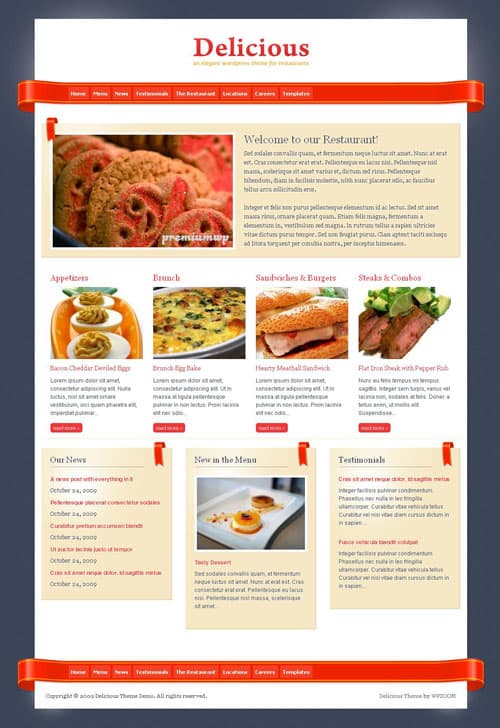 Delicious-WordPress-Theme