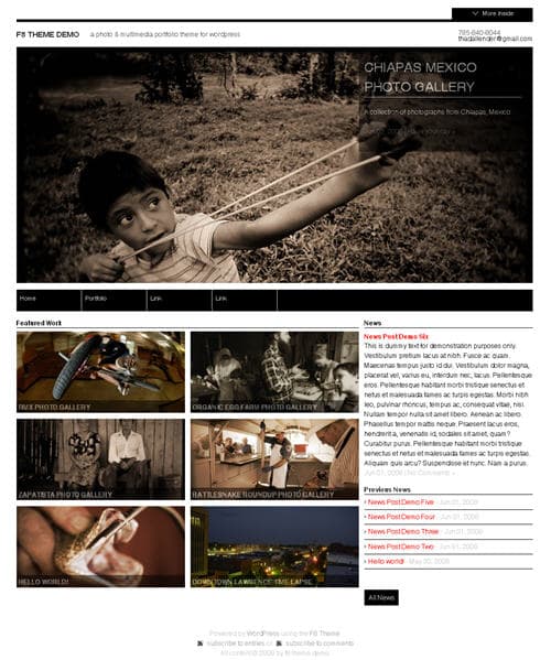 f8 wordpress theme