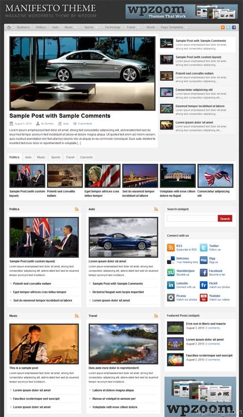 Manifesto Magazine Premium WordPress Theme