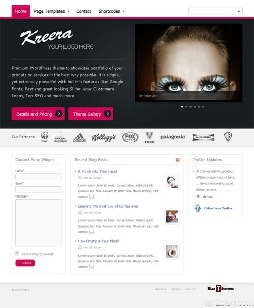 Kreera Business Premium WordPress Theme