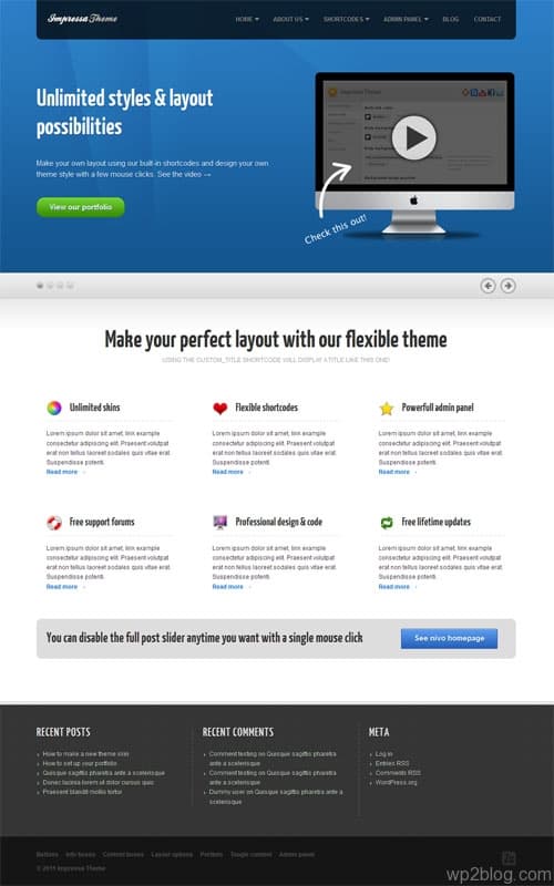 Impressa Business WordPress Theme