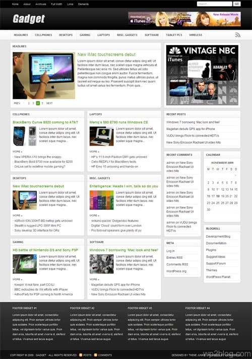 Gadget WordPress Theme