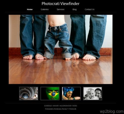 Photocrati Viewfinder wordpress theme