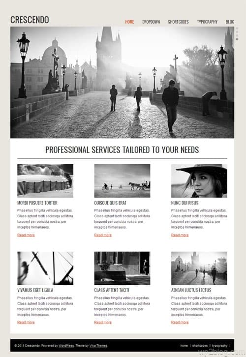 Crescendo Premium WordPress Theme