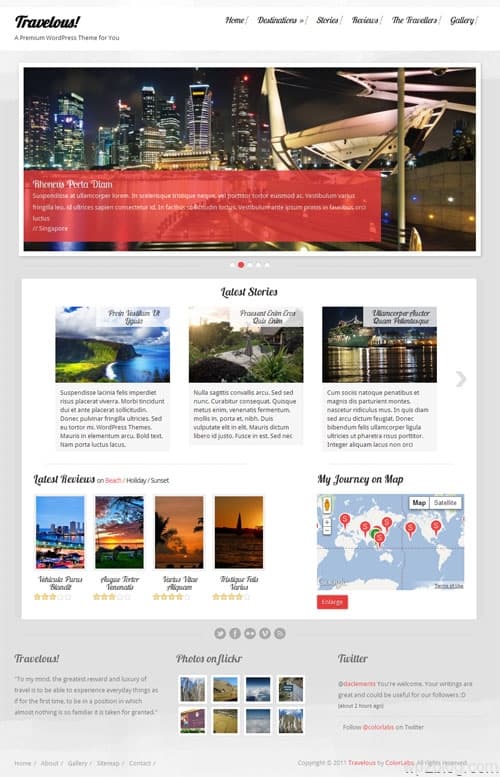 Travelous WordPress Travel Theme