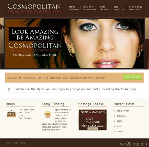 Cosmopolitan Premium WordPress Theme