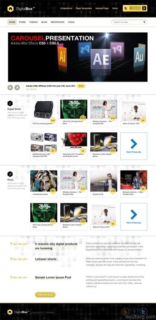 Digital Box Ecommerce WordPress Theme