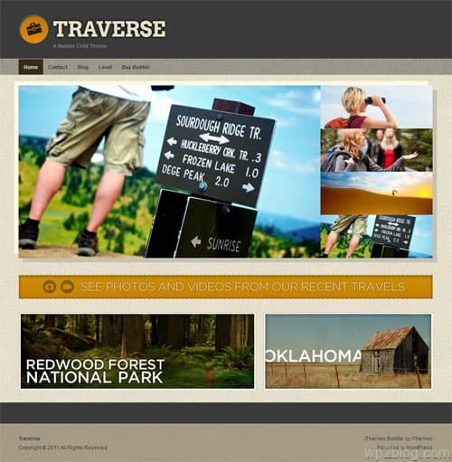 Traverse Travel WordPress Theme