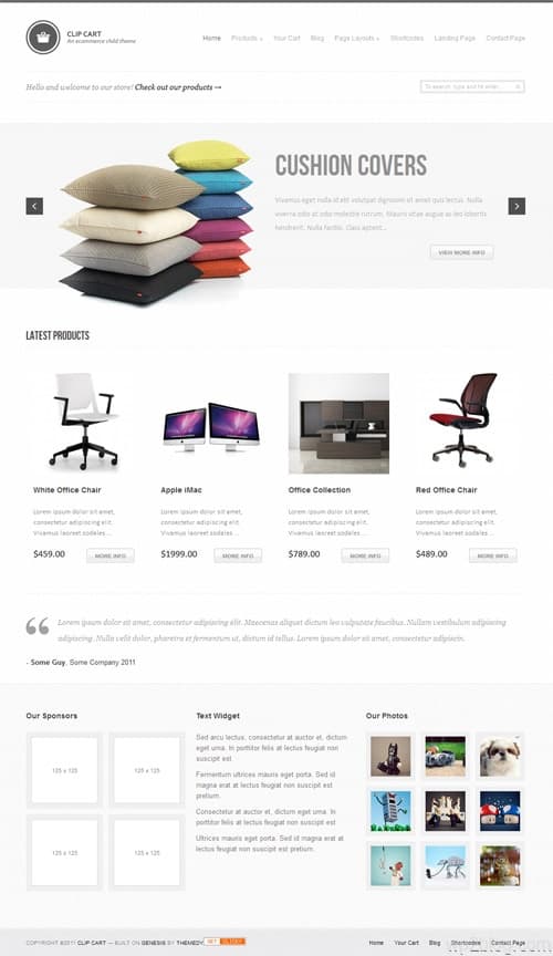 Clip Cart Ecommerce WordPress Theme