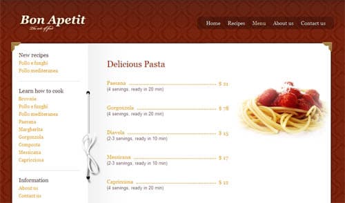 Bon Apetit WordPress Theme