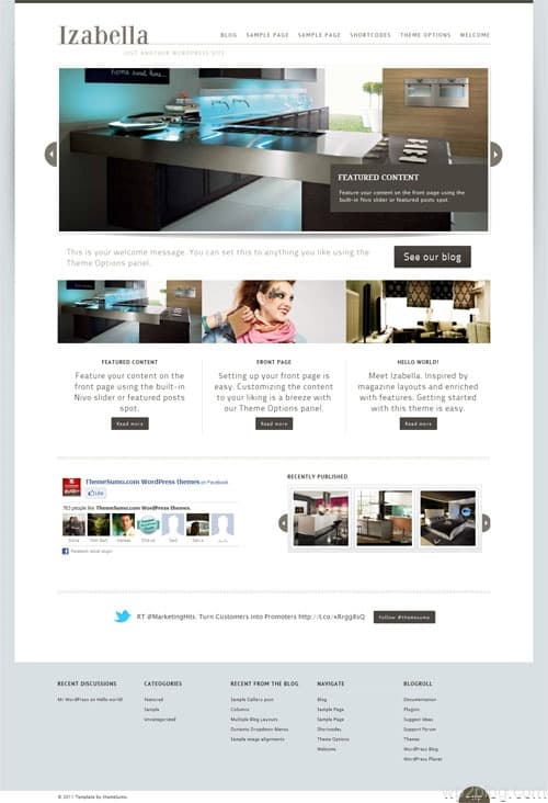 Izabella Magazine WordPress Theme