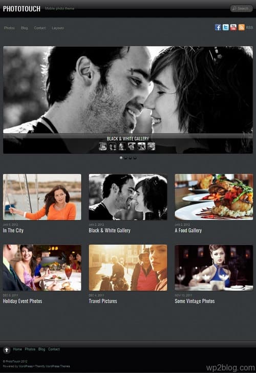 PhotoTouch WordPress Theme